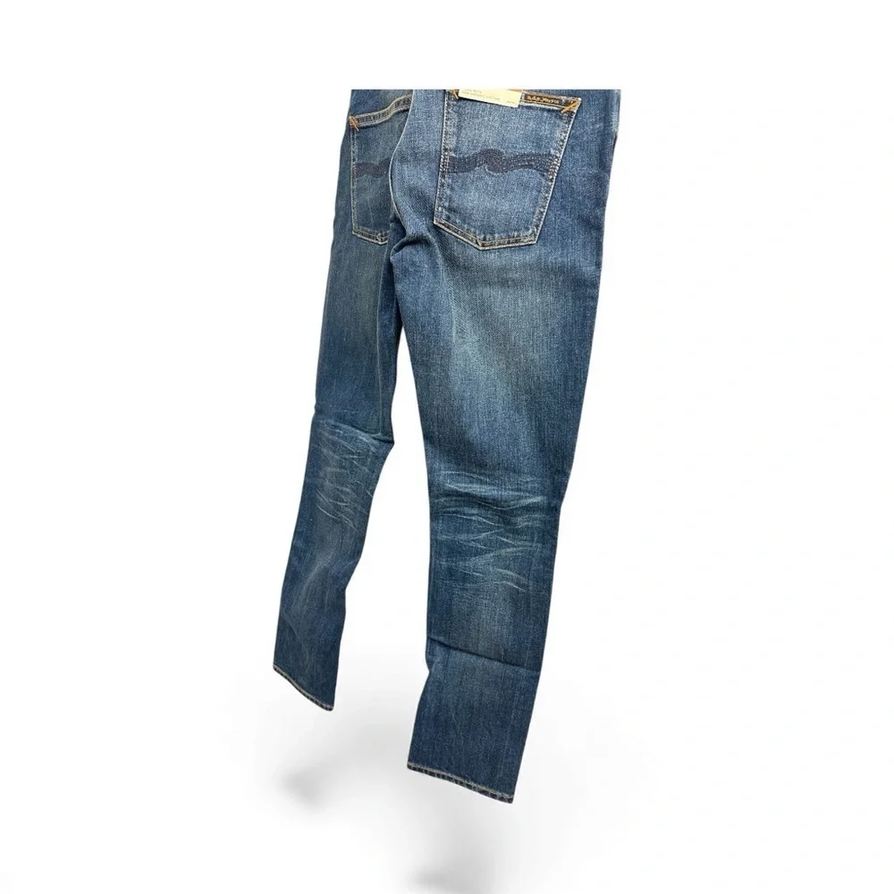 Nudie Jeans Dark Blue Slim Fit Denim